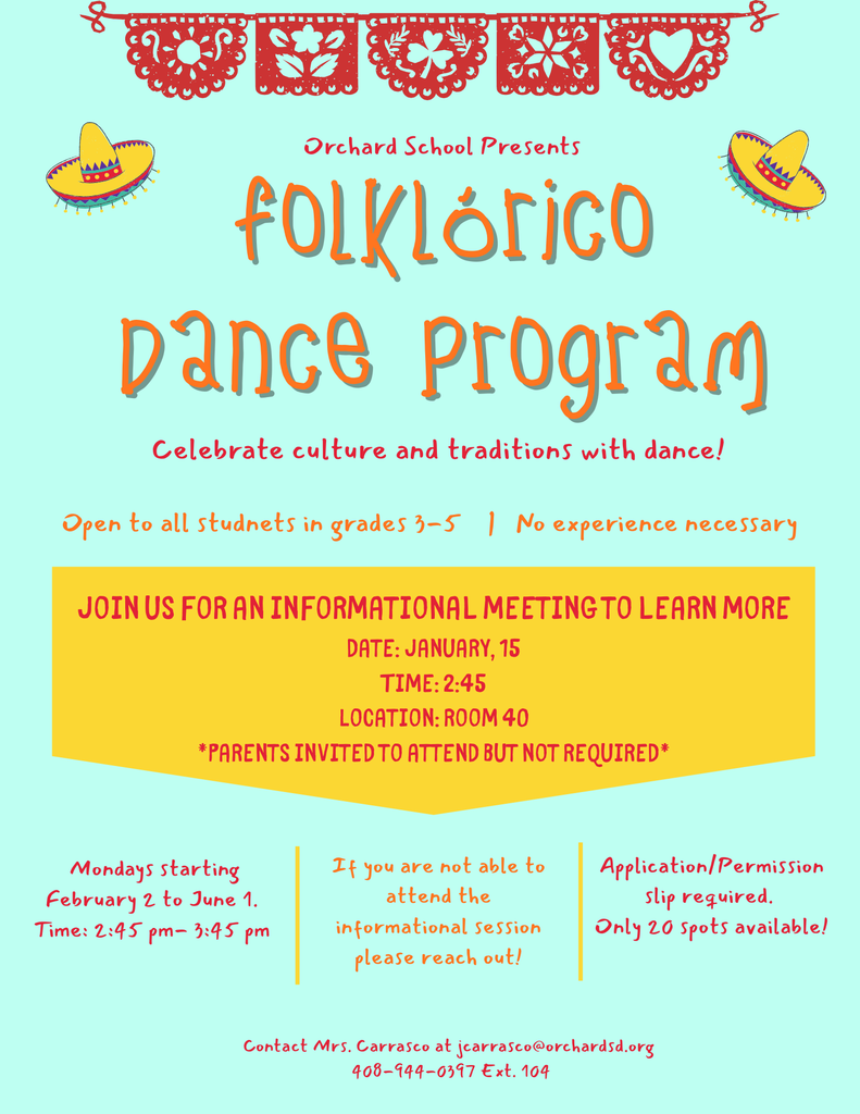 Folklorico Dance Program