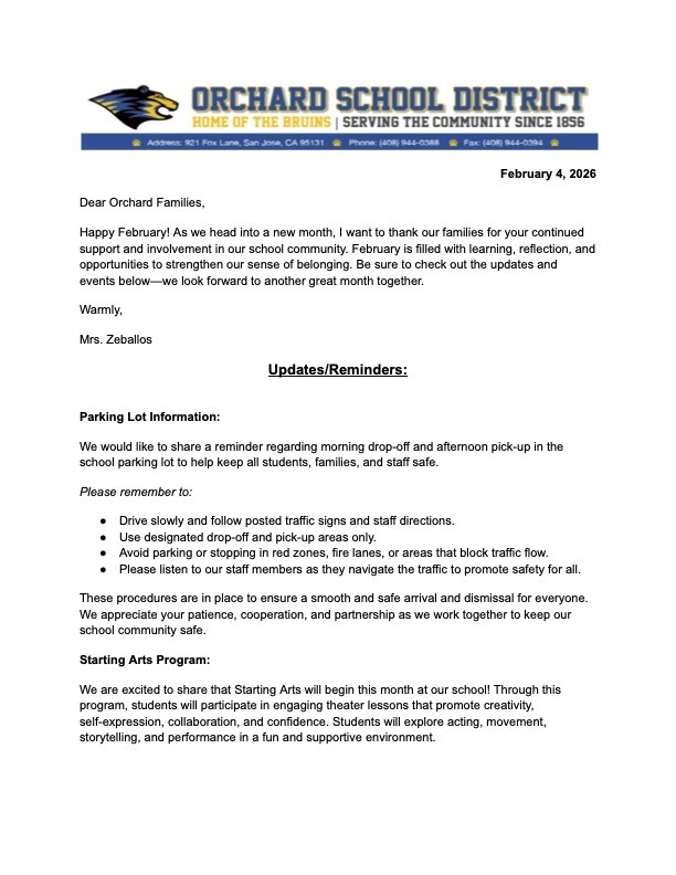 Parent Newsletter
