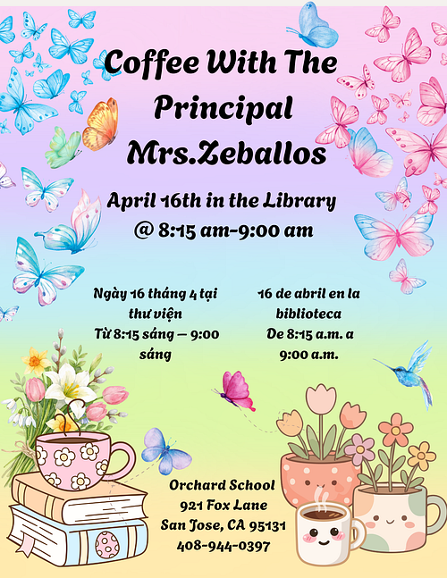 Coffee with the Principal