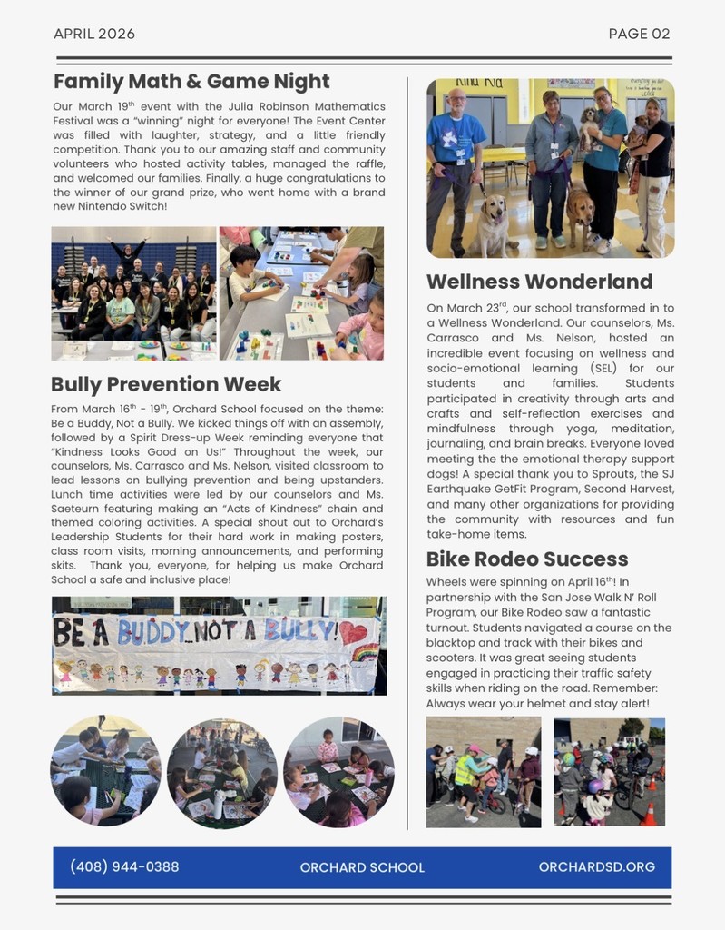  April 2026 Community Schools Newsletter
