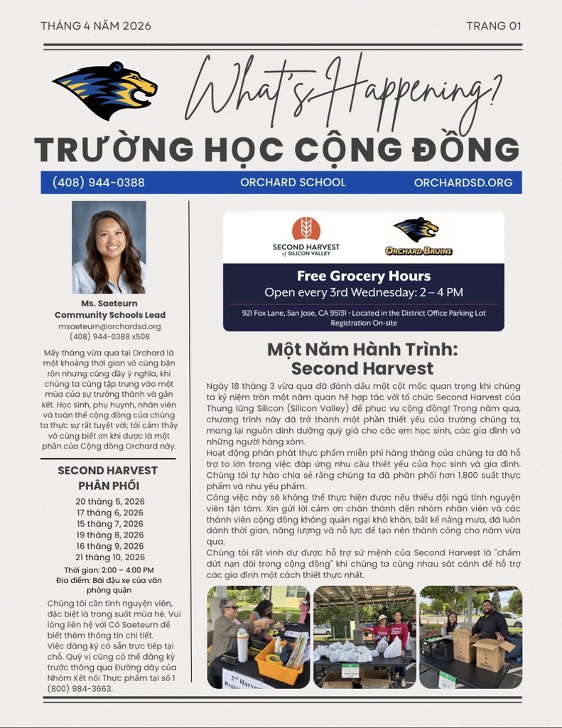  April 2026 Community Schools Newsletter