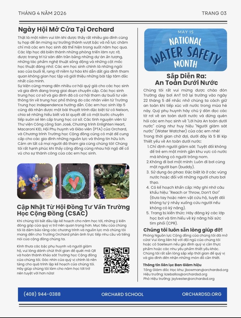  April 2026 Community Schools Newsletter