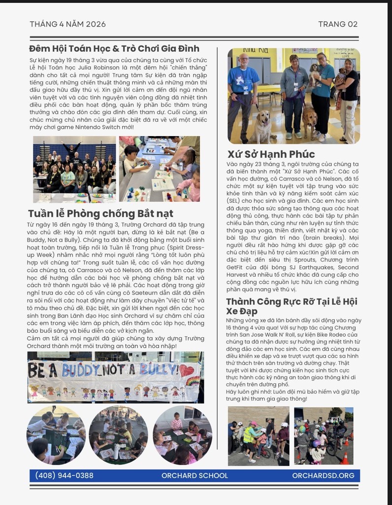  April 2026 Community Schools Newsletter