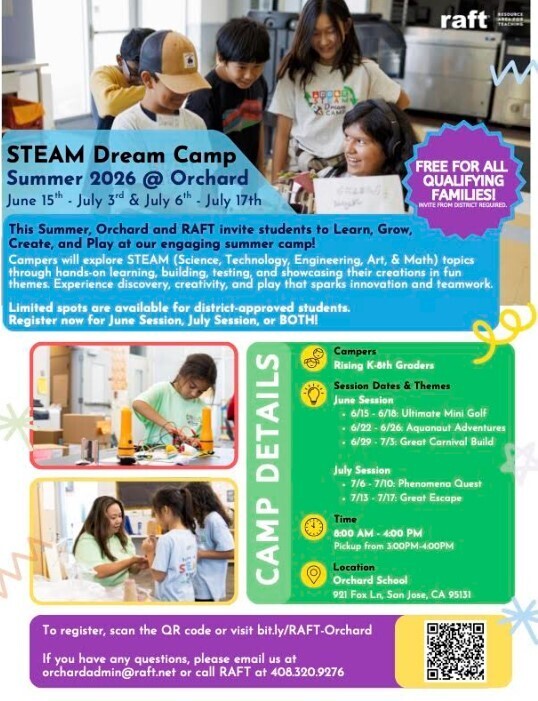 RAFT Summer Camp 2026