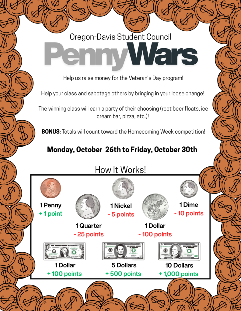 7th-12th Grade Penny Wars