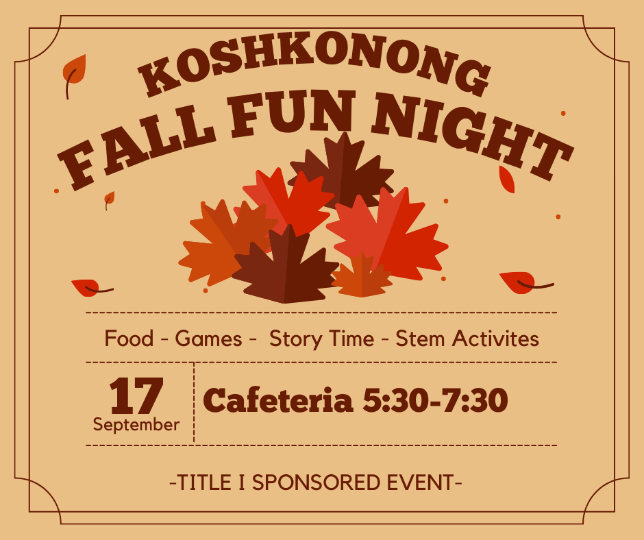 Fall Fun Night