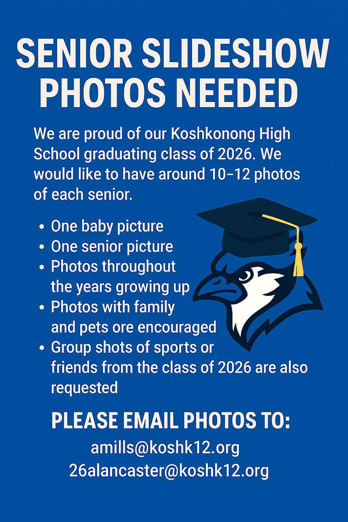 senior slideshow photos needed
