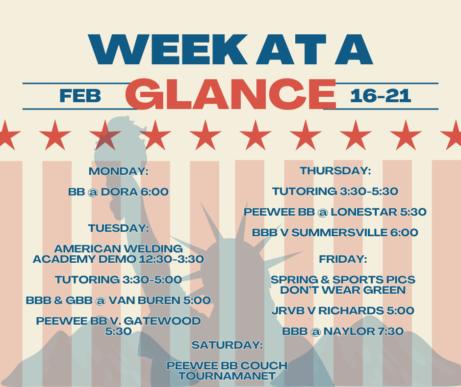 week at a glance feb 16-21