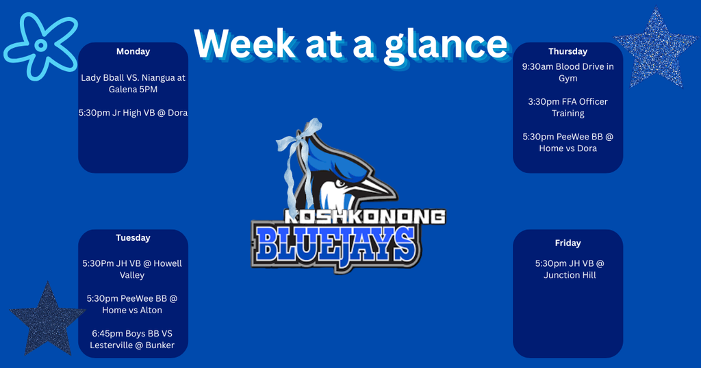 Week at a Glance