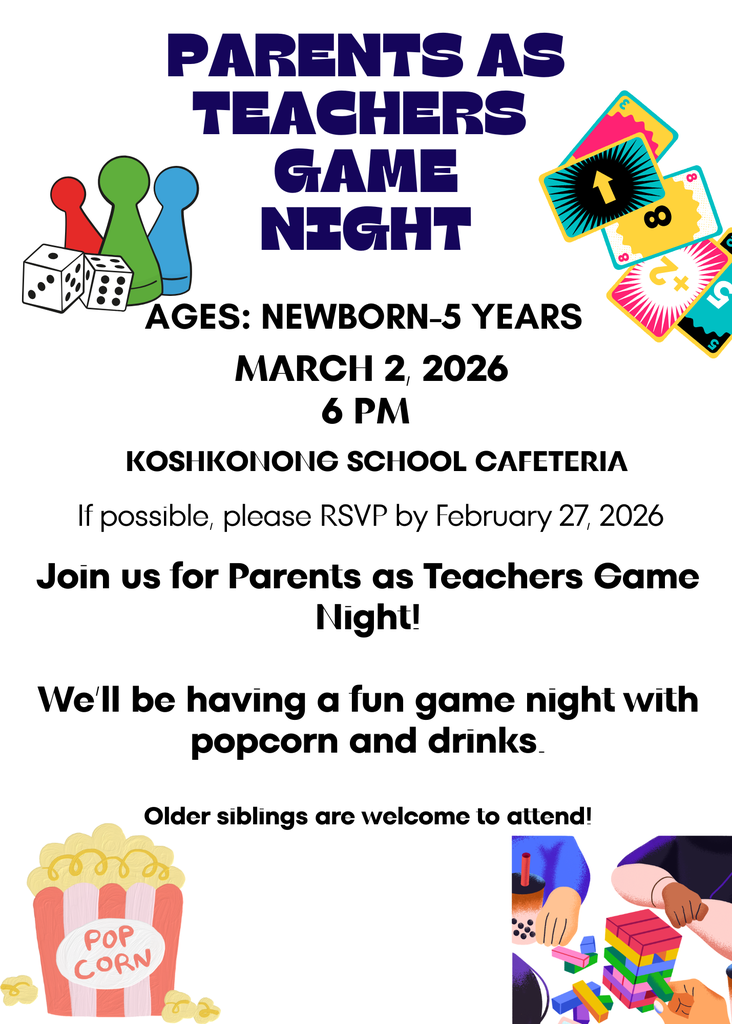 Parents as Teachers Game Night March 2, 6pm