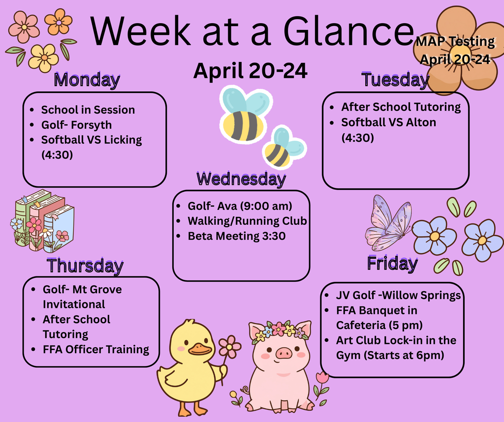 Week at a Glance