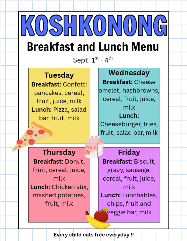 Lunch Menu