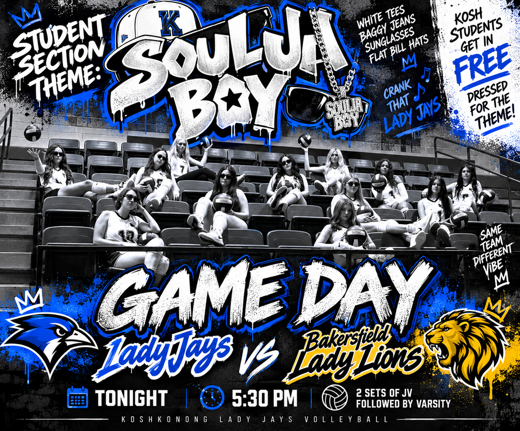 Game Day Volleyball v Bakersfield at home 5:30pm