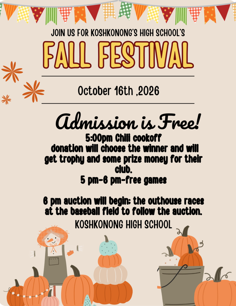 Fall Festival October 16