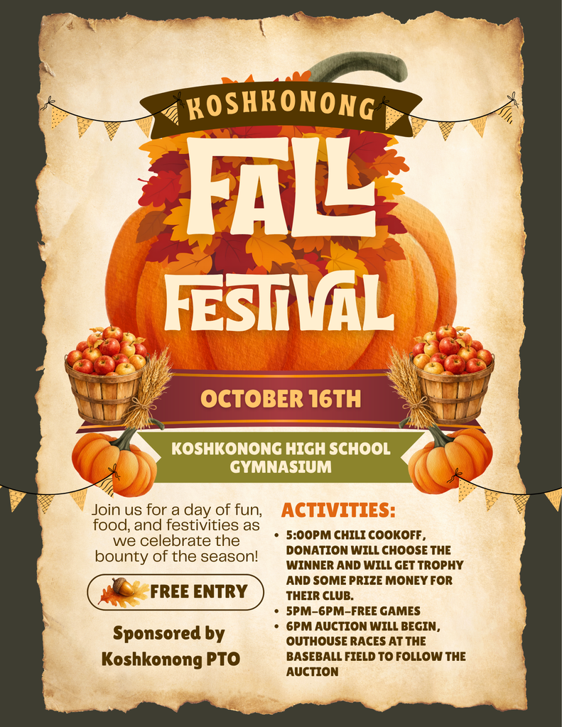 Fall Festival October 16