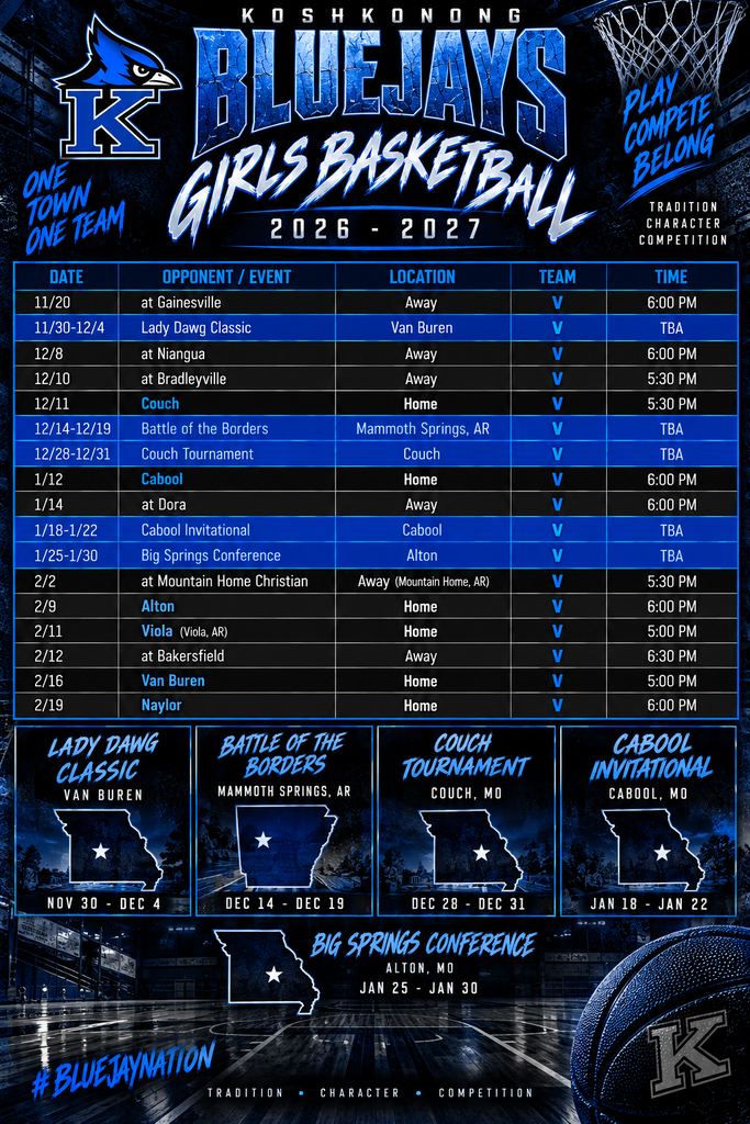 basketball schedule