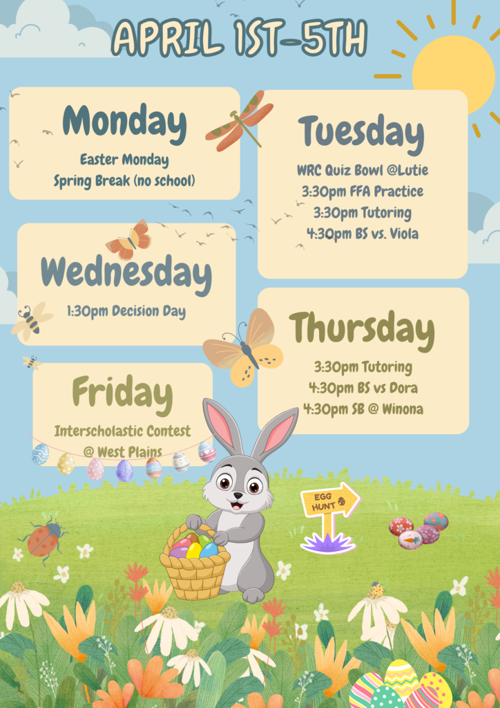 Week at a Glance April 1-5