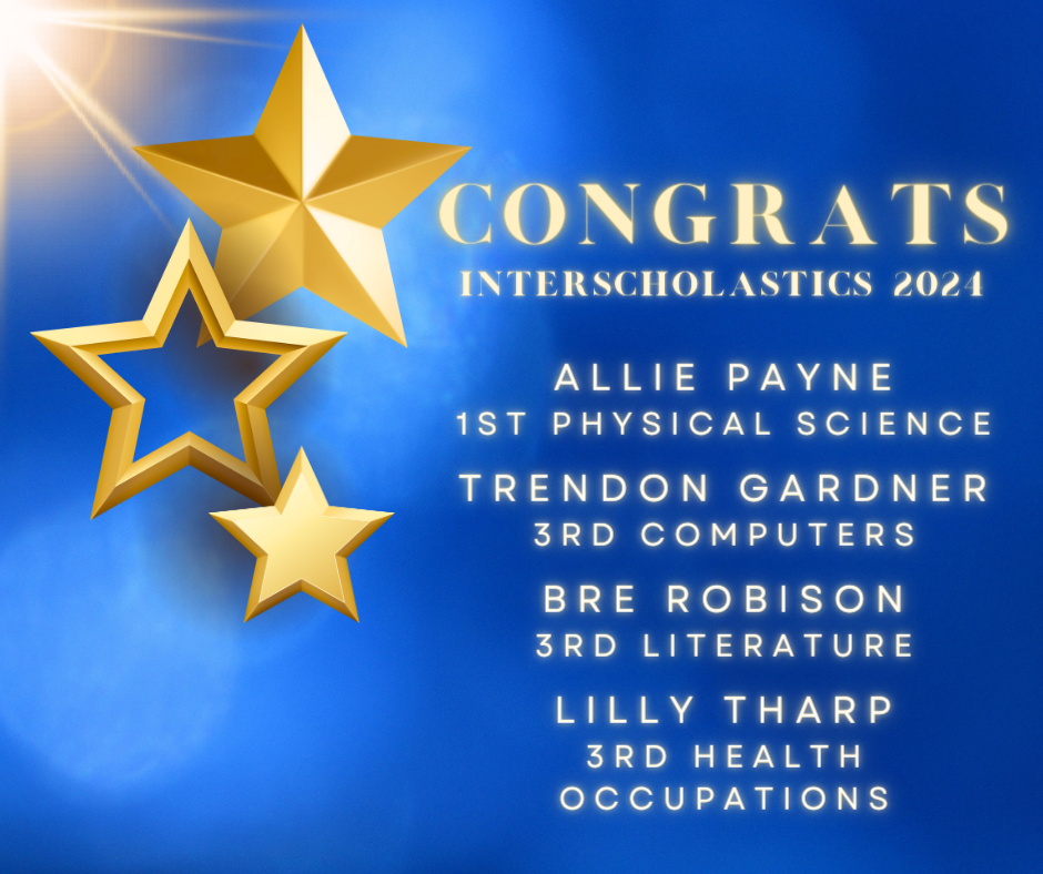 Interscholastic Competition Results