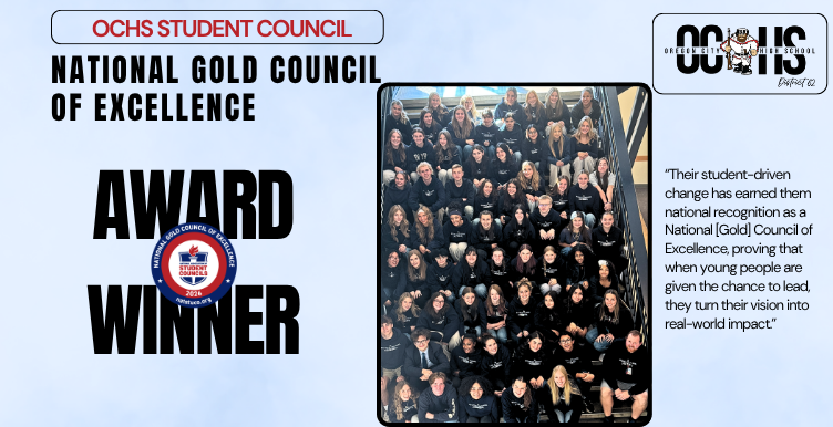 student council receives  gold award