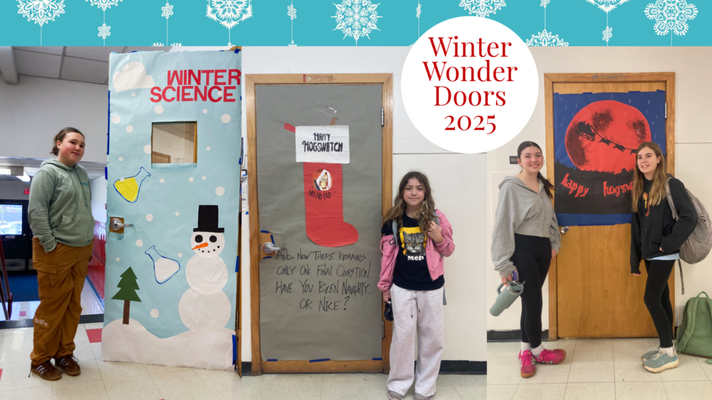 Winter Wonder Doors by MS schoolers