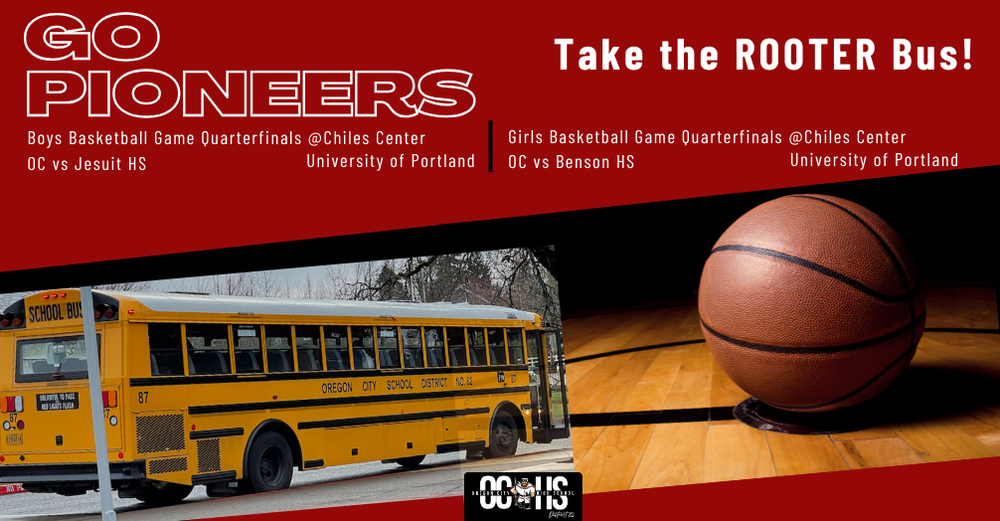 Basketball: boys and girls rooter bus