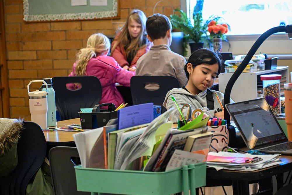 Kids at school