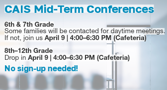 MID-TERM CONFERENCES April 9