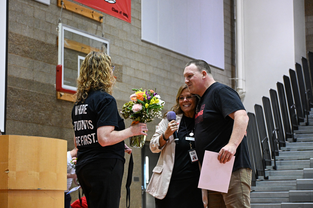 Josh Bryan accepting award