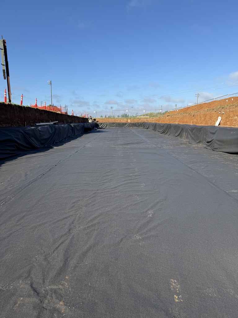 Crews working on OCHS Fields and Grounds Turf Projects
