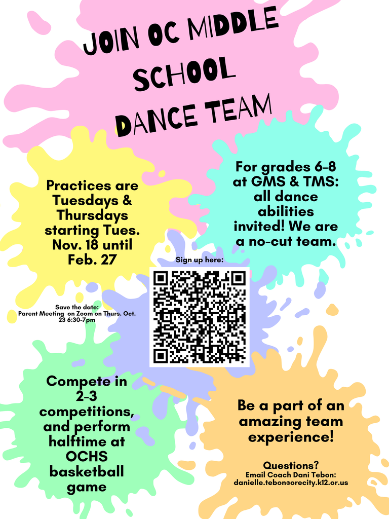 dance team flyer