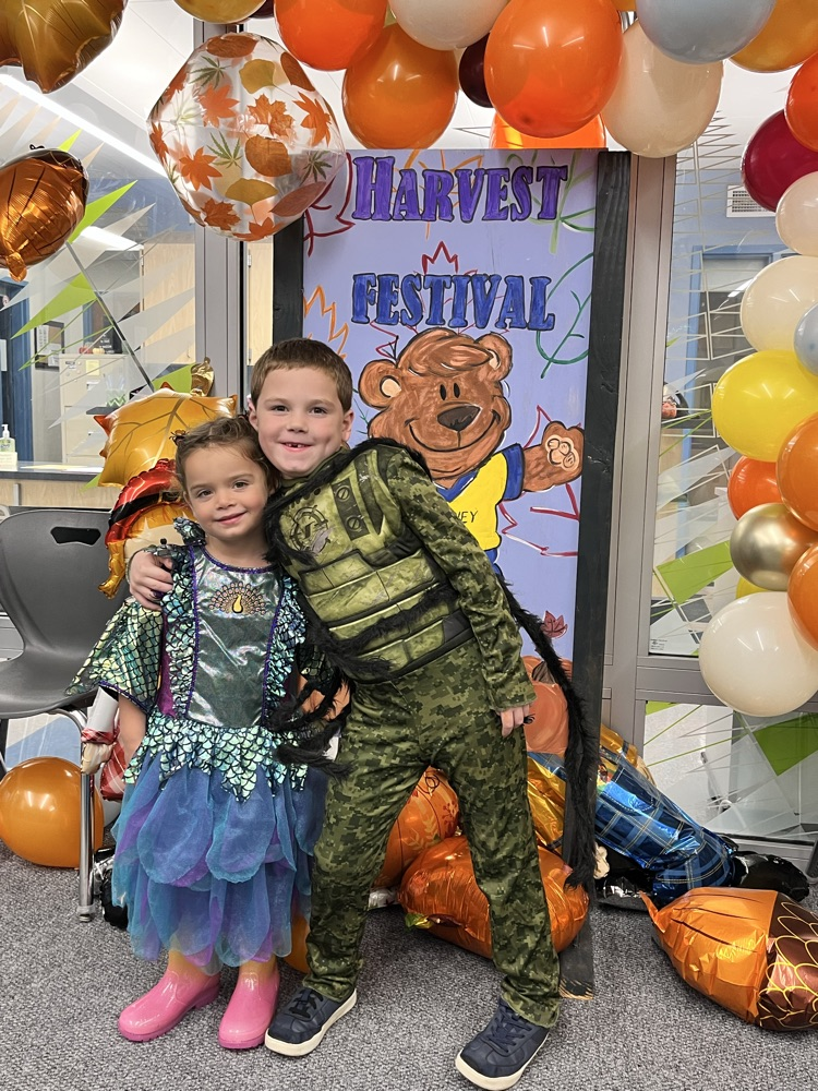 Children in Halloween costumes 