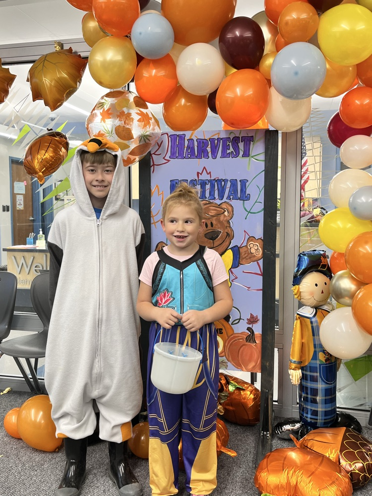 Children in Halloween costumes 