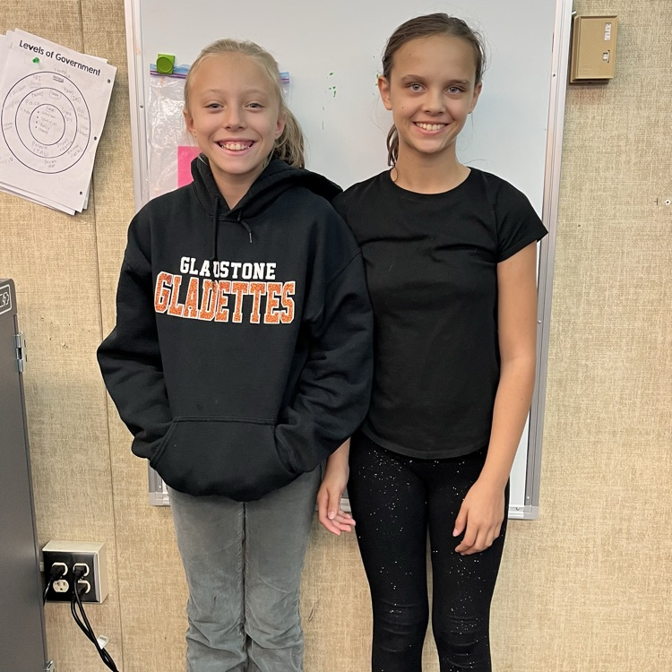 Students wearing black.