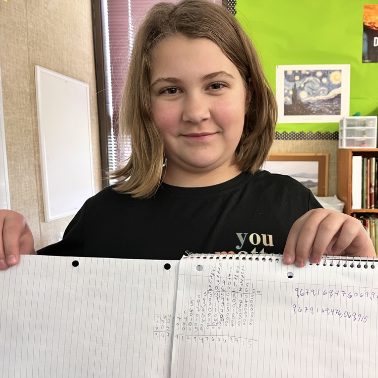 Students wearing black.