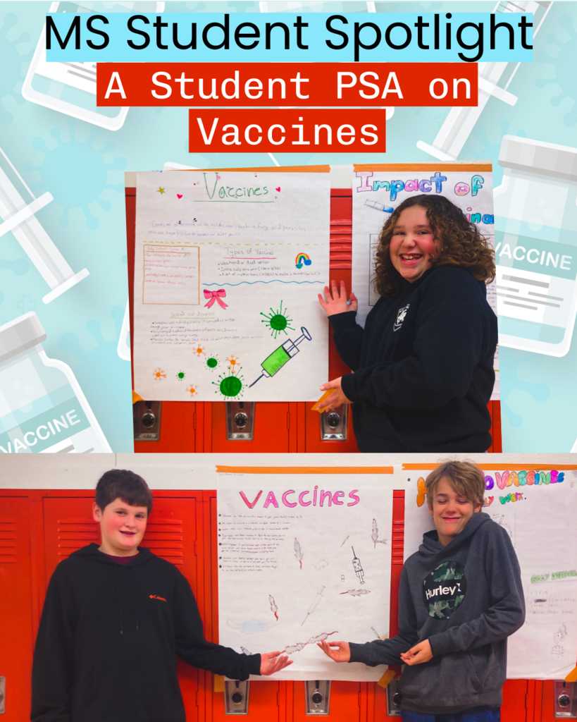 Our Science & Wellness class took on a real-world topic — and nailed it!