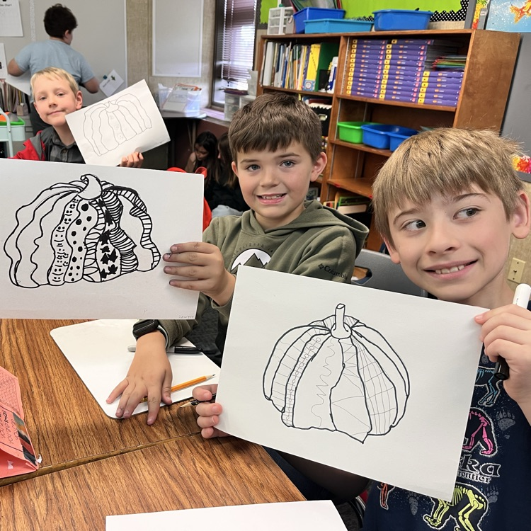 Fall Inspired Pattern Art