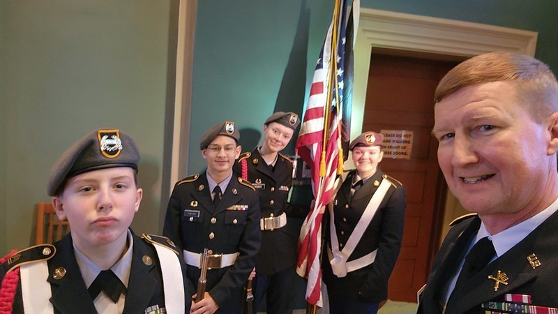 jrotc colorguard