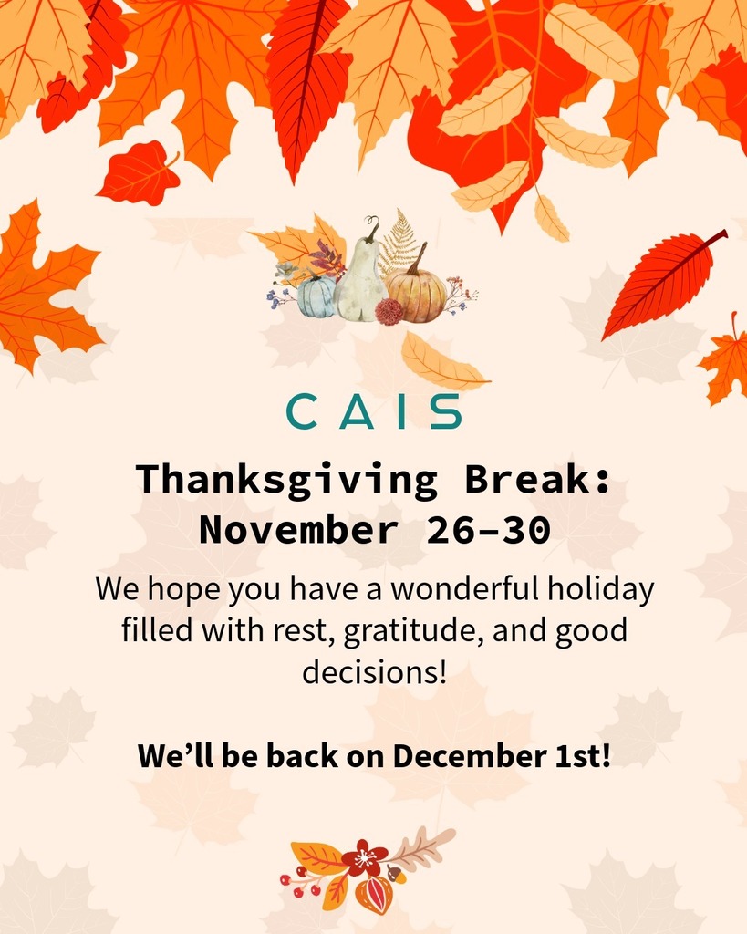 Thanksgiving Break: November 26–30