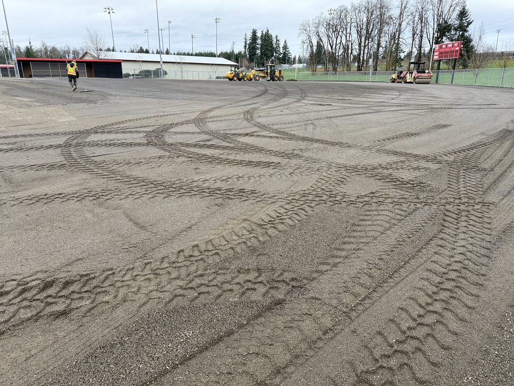 Crews working on OCHS Softball fields