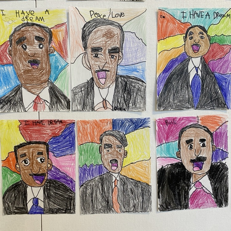 Martin Luther King Jr. student art
