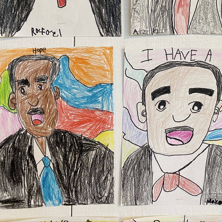 Martin Luther King Jr. student art