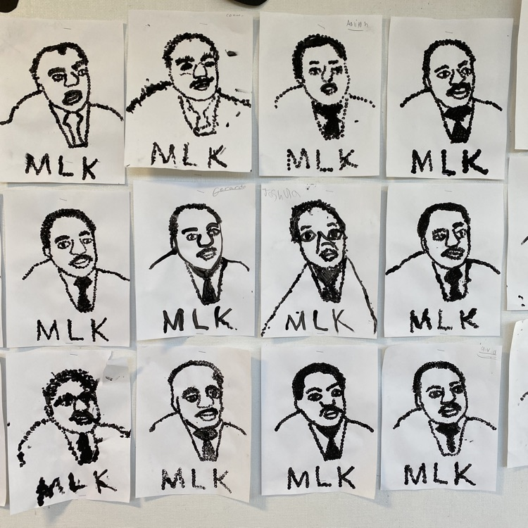 Martin Luther King Jr. student art