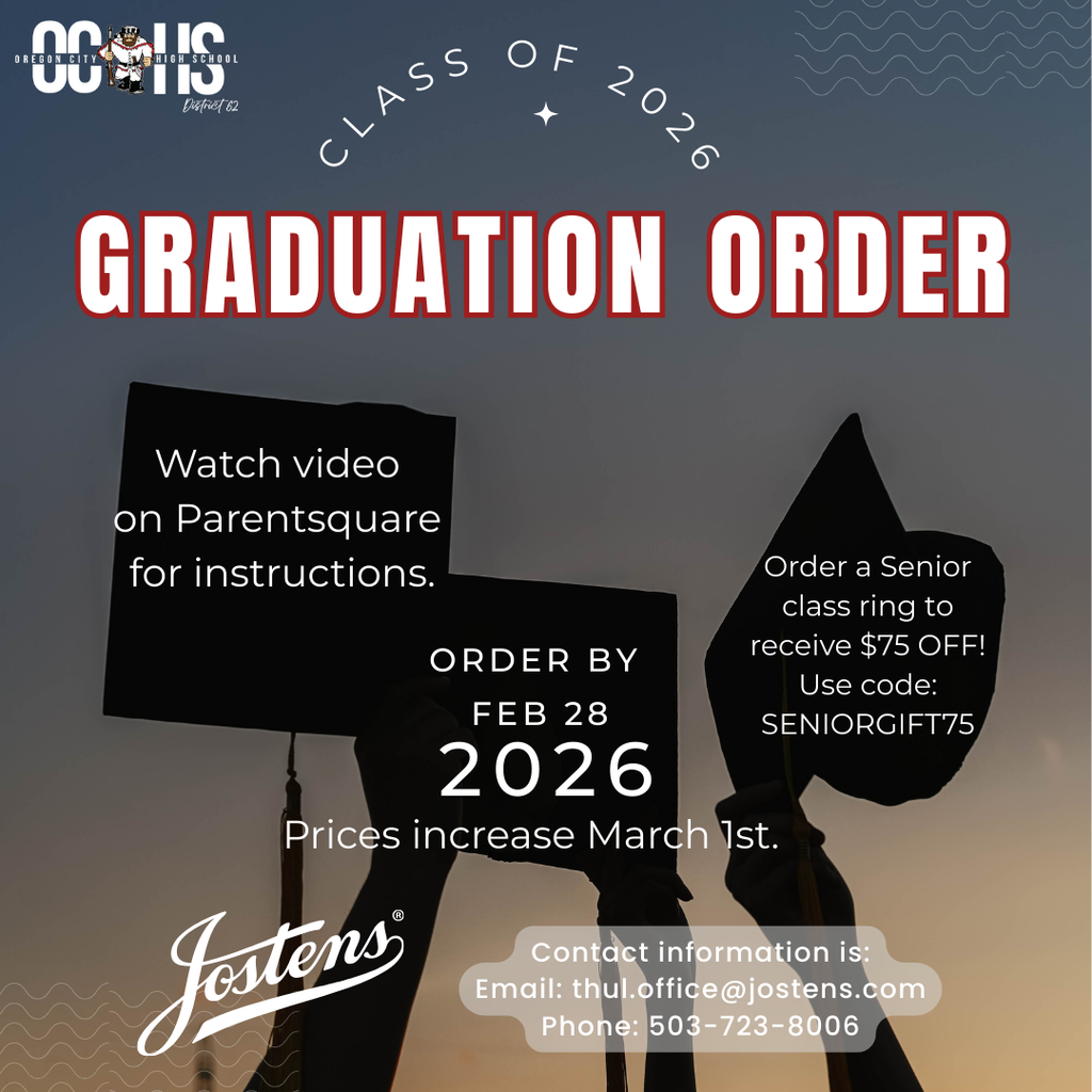 Graduation orders due by Feb 28