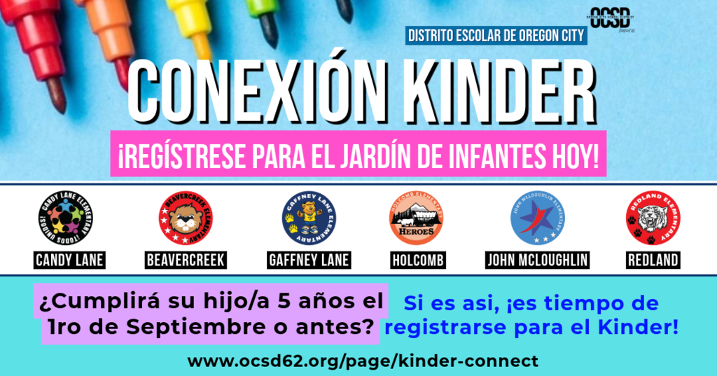 Kinder Connect Register for Kindergarten today! 