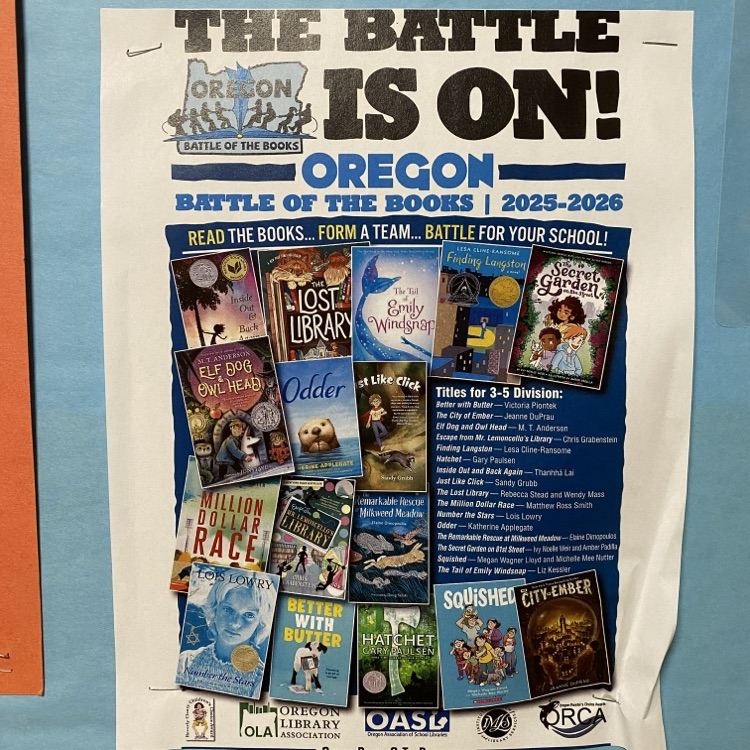 OBOB Oregon Battle of the Books