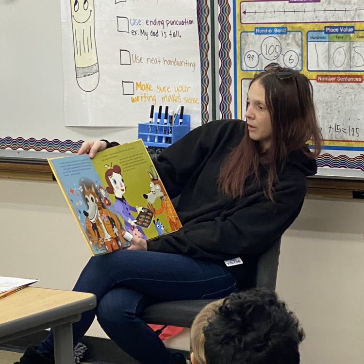 Readers reading to students