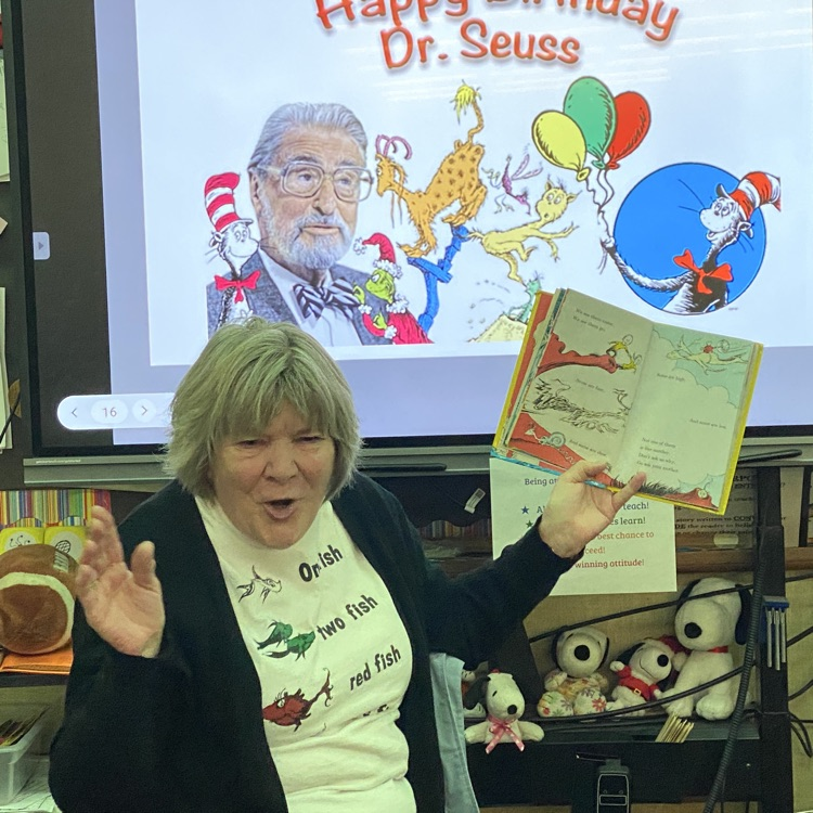 Readers reading to students