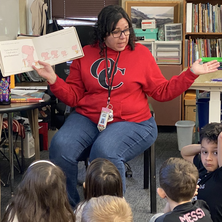 Readers reading to students