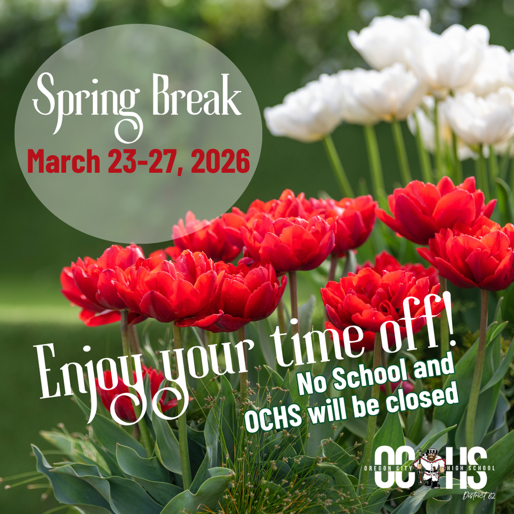 Spring Break March 23-27, 2026