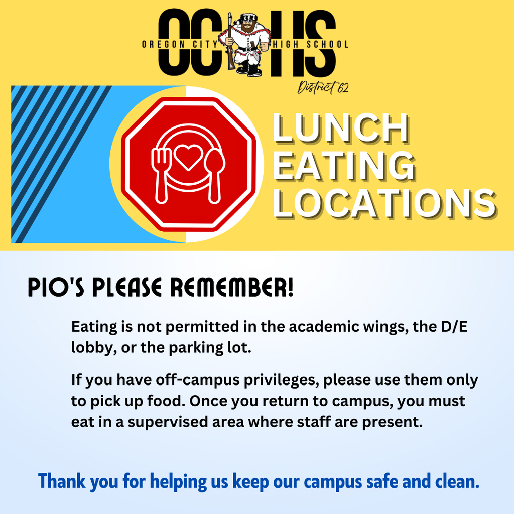 Lunch eating locations